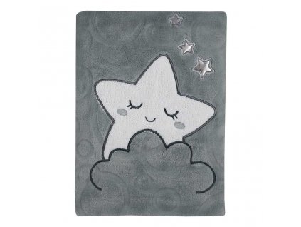 Detská deka Koala Sleeping Star grey - 53832