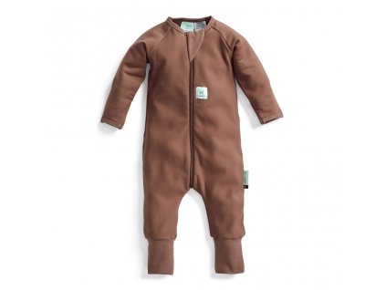 ERGOPOUCH Overal na spanie organická bavlna Layers Cocoa 3-6 m, 6-8 kg, 1 tog