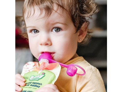 ChooMee SoftSip náustky na kapsičku 2ks v puzdre,Red / Purple