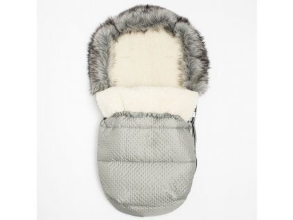 Zimný fusak New Baby Lux Wool grey - 53457