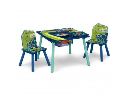 Detský stôl s stoličkami T-Rex