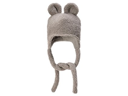 T-TOMI Cap TEDDY Grey (6-9 mesiacov)