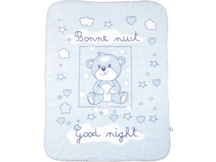 BABYMATEX Deka Shell modrá 80x100 cm