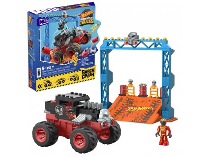 MEGA CONSTRUX HOT WHEELS MONSTER TRUCKS DRVIČ BONE SHAKER