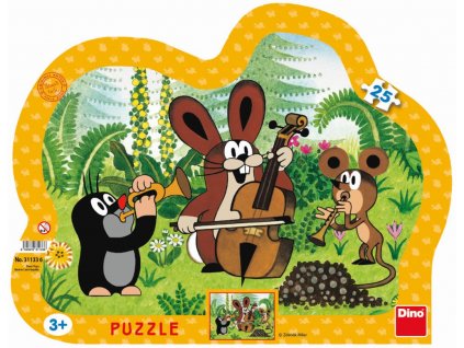KRTKO MUZIKANT 25 kontura Puzzle