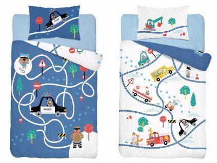 PODE1405A detske povleceni auta 135x100cm