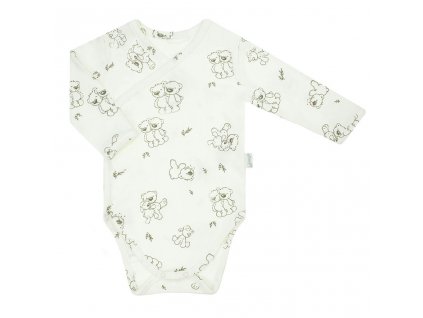 Dojčenské bavlnené body s bočným zapínaním Nicol Olaf, 56 (0-3m) - 54810