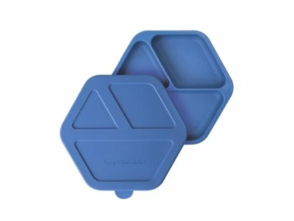 tiny twinkle silikonovy talirek s vikem blue