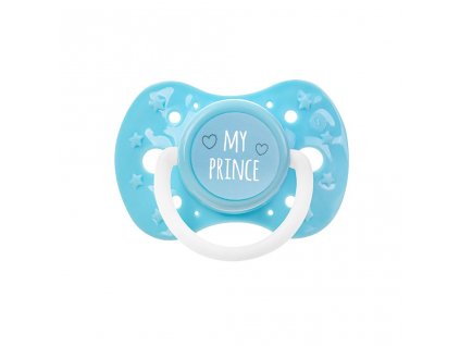 Upokojujúci silikónový cumlík 0m+ Akuku My Prince, 0- 12 m - 54893