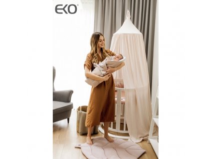 EKO Mušelínový baldachýn nad postieľku BL-02-BEIGE