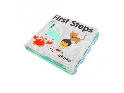 Prvá detská pískacia knižka do vody Akuku First Steps - 54958