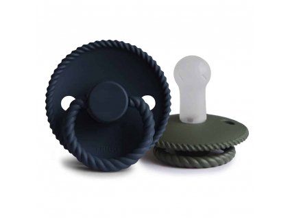 Dark Navy Olive Rope silicone 6 18 p