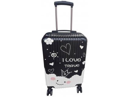 KFBH1463A detsky kufr mracek cerny 45l