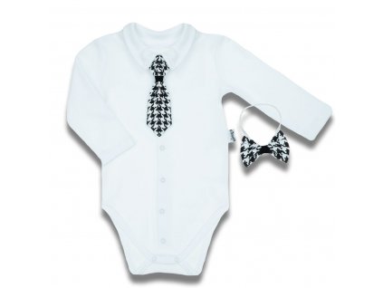 Dojčenské bavlnené body s bočným zapínaním II Nicol Viki, 56 (0-3m) - 55247