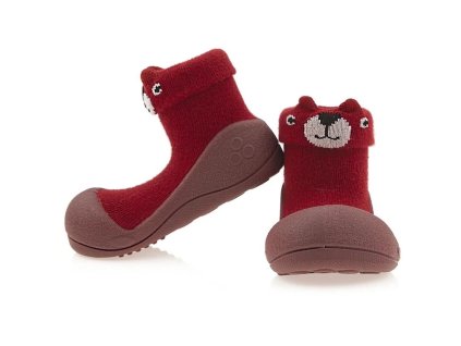 ATTIPAS Topánočky Bear A19T Wine XL veľ.22,5, 126-135 mm