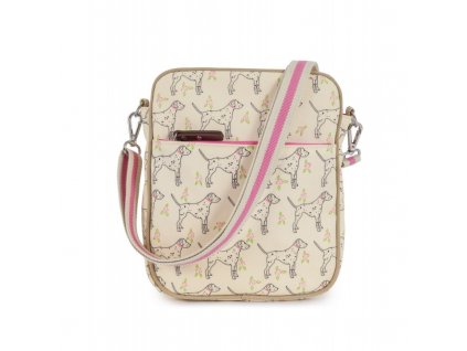 torba pink lining out and about mini messenger sam the dalmatian