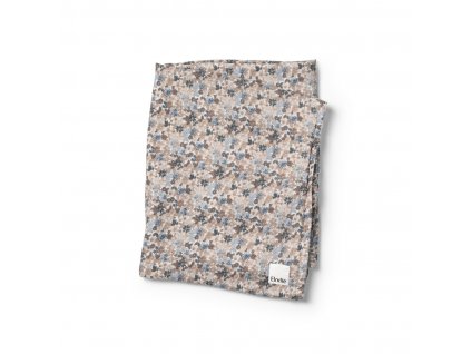 ed ss24 Bamboo Muslin Blanket blue garden light