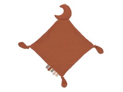 LÄSSIG Baby Comforter 2024 Little Universe Moon rust