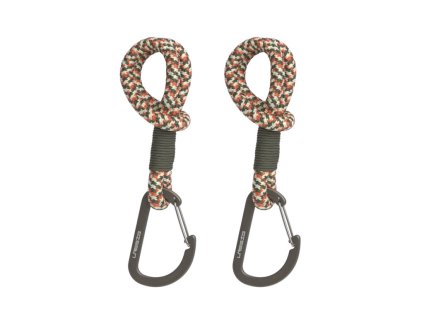 LÄSSIG Casual Stroller Hooks Cord 2024 olive/red/vanilla