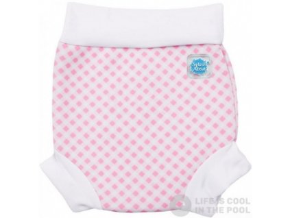 dojcenske plavky splash about happy nappy pink white cube default
