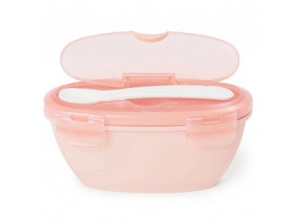skip hop travel bowl and spoon coral 1 816523028601