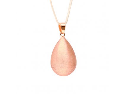 Tehotenská rolnička DROP SHAPE Rose Gold