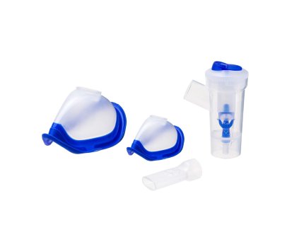 FLAEM RF7 Dual Speed Nebulizačná súprava, (Nebulizér RF7, náustok, 2 Soft Touch masky)