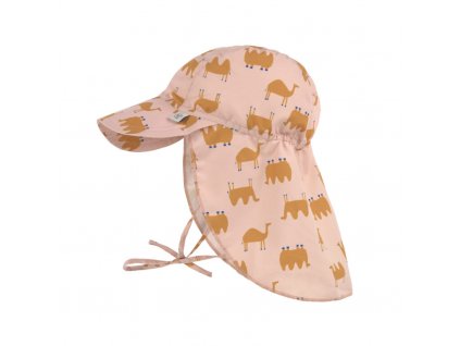 Sun Protection Flap Hat camel pink 07-18 mon.