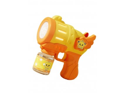 Automatická pištoľ na bubliny Kačička s náplňou