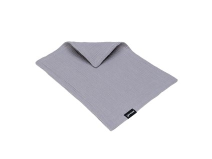 T-TOMI Mušelínová plienka pod hlavičku Grey