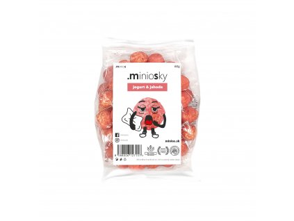 minios chrumky jogurt jahoda