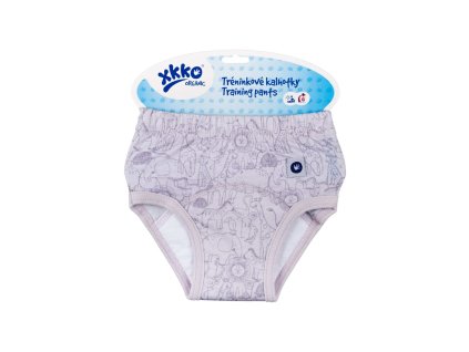 XKKO Organic Tréningové nohavičky  - Safari Lavender Aura, Veľkosť S