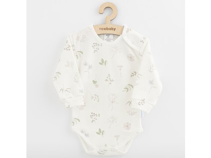 Dojčenské bavlnené body s dlhým rukávom New Baby Zoe, 74 (6-9m) - 55534