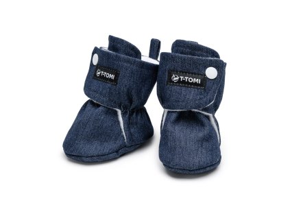 T-TOMI Capačky Navy DENIM (9-12 mesiacov)