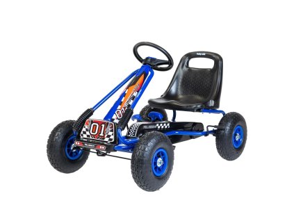 Detská šliapacia motokára Go-kart Baby Mix Razor modrá - 55290
