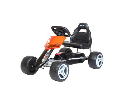Detská šliapacia motokára Go-kart Baby Mix Speedy červená - 55295