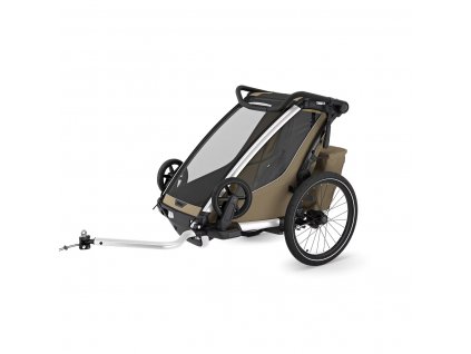 thule chariot cross 2 single faded khaki