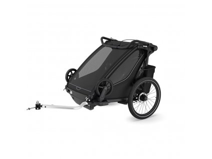 thule chariot sport 2 double black