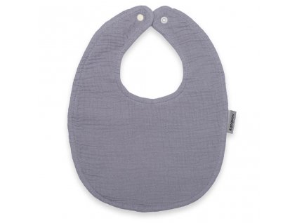 Mušelínový detský podbradník New Baby grey - 53557