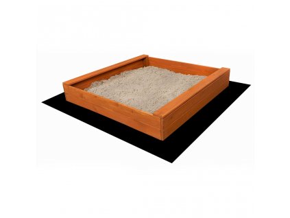 Detské drevené pieskovisko s lavičkami Baby Mix 120x120 cm - 56176