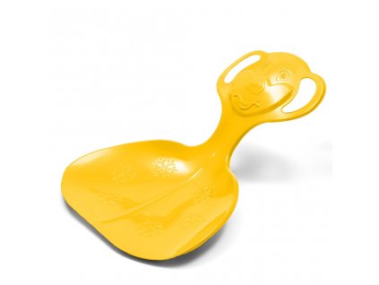 Detský sánkovací klzák lopata Baby Mix COMFORT LINE M žltý - 49297