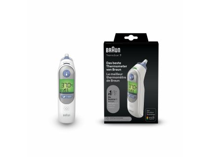 BRAUN ThermoScan 7 IRT6520 ušný teplomer so systémom "AGE Precision", biely