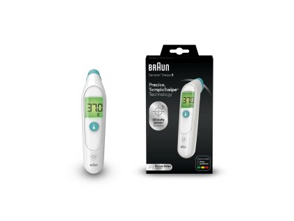 BRAUN BST 200EE, Čelový teplomer
