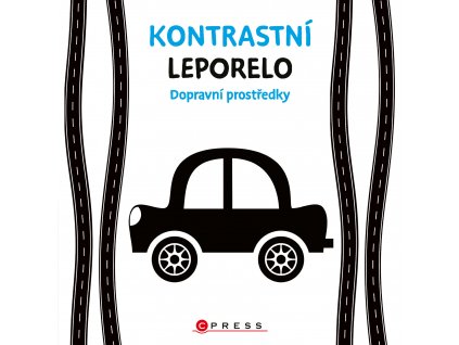 Kontrastní leporelo Dopravní prostředky