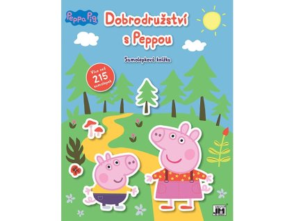 Dobrodružství s Peppou Samolepková knížka