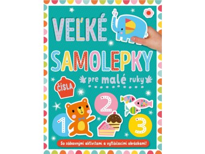 Čísla - Veľké samolepky pre malé ruky