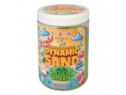 tu3555 dynamicky piesok zeleny 1 kg