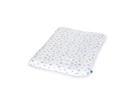 CEBA Poťah na mäkkú prebaľovaciu podložku (50x70) 2 ks Grey Stars+Blue Stars