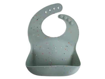 Cambridge Blue Confetti Bib p