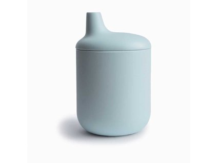 Silicone Sippy Cup Powder Blue p